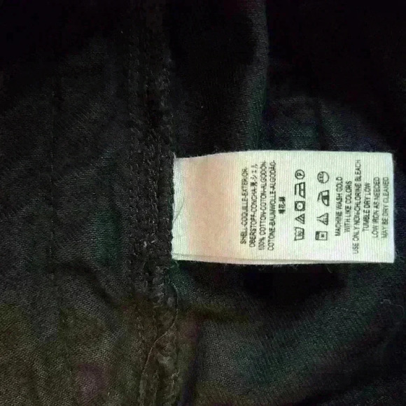 Free People Women's Black Denim Miniskirt Size 29 Snap Front Urban Core Grunge - Picture 9 of 10